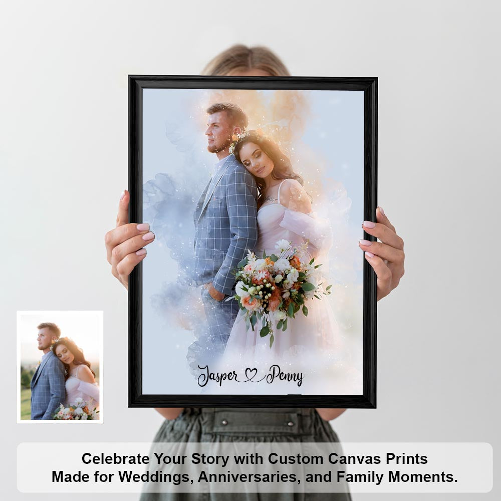 The Memory Portrait - Editorial Watercolor Edition