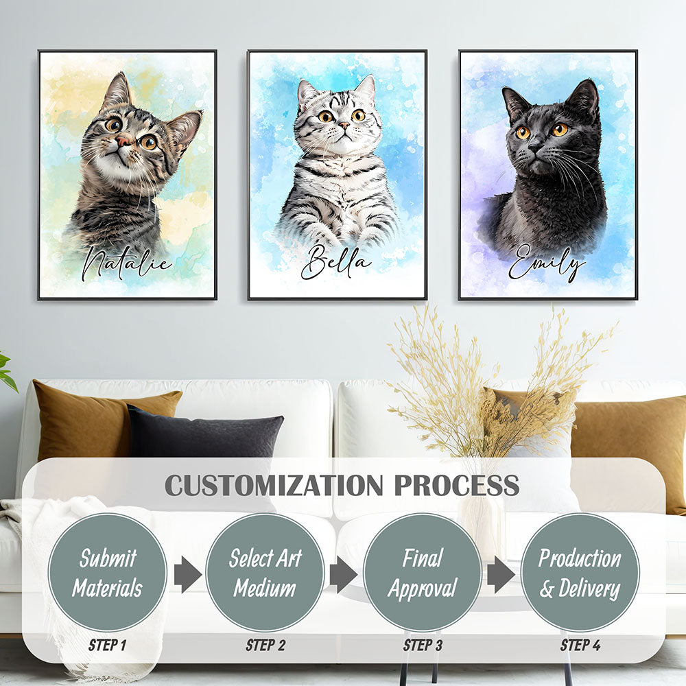 The Pet Portrait - Prism Fantasy Edition custom pet portrait artwork