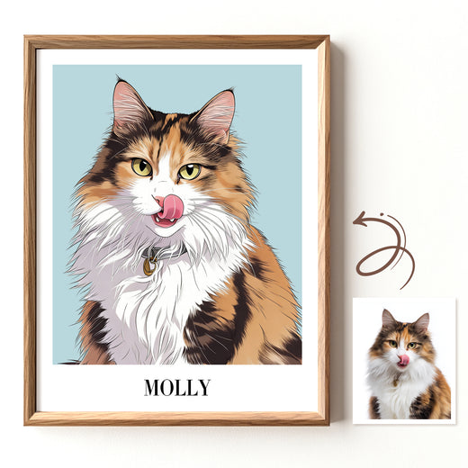The Pet Portrait - Modern Illustration Edition