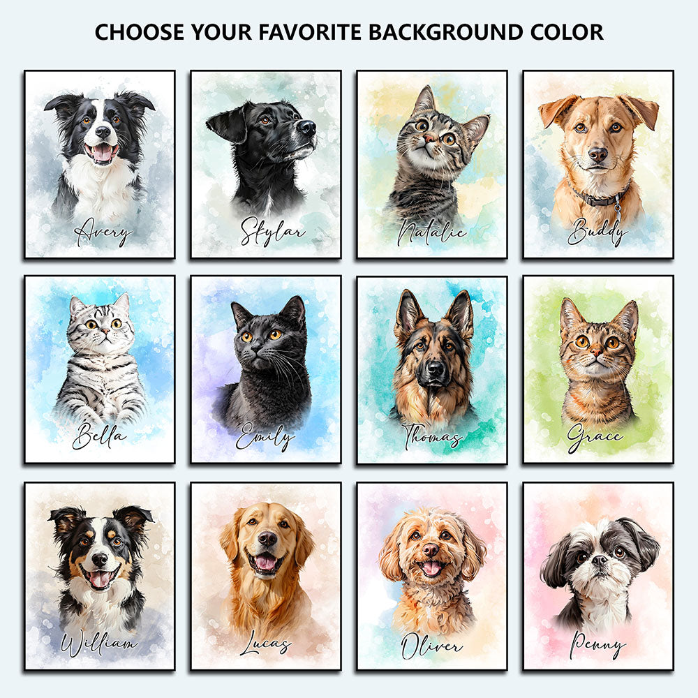 The Pet Portrait - Prism Fantasy Edition custom pet portrait artwork