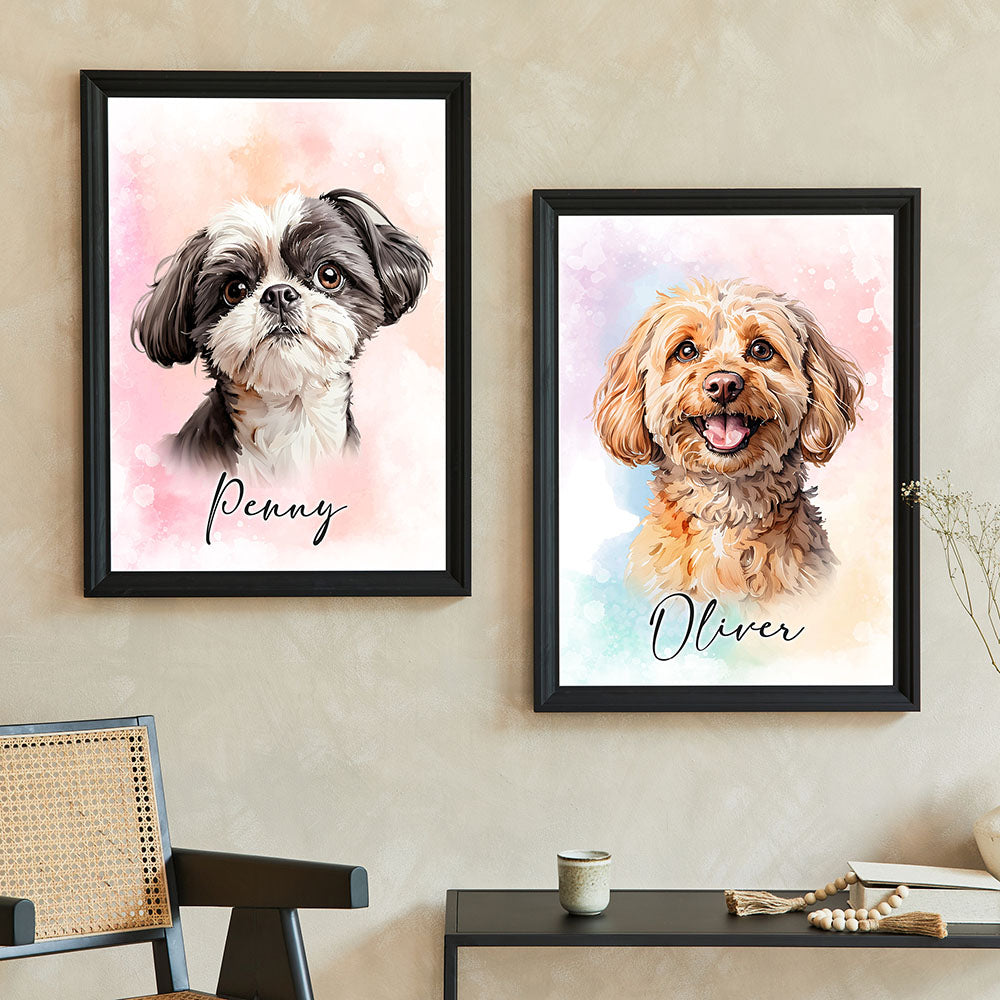 The Pet Portrait - Prism Fantasy Edition custom pet portrait artwork