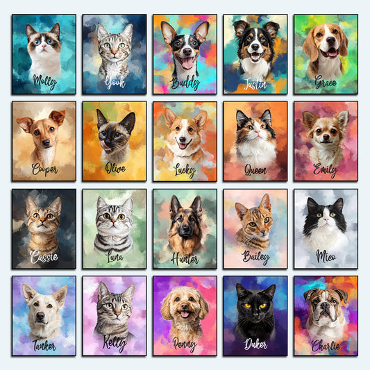 The Pet Portrait - Painterly Oil Edition