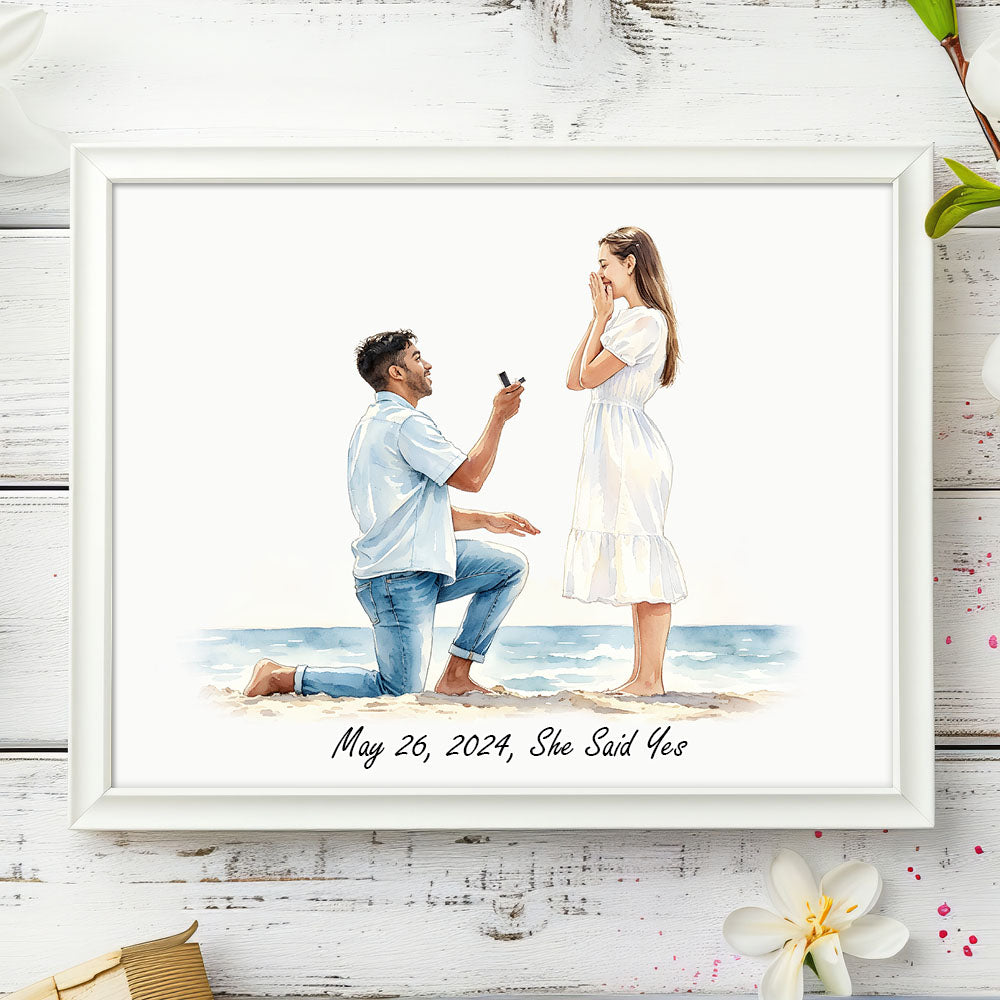 The Memory Portrait - Pure Essence Horizontal Edition custom memory portrait artwork