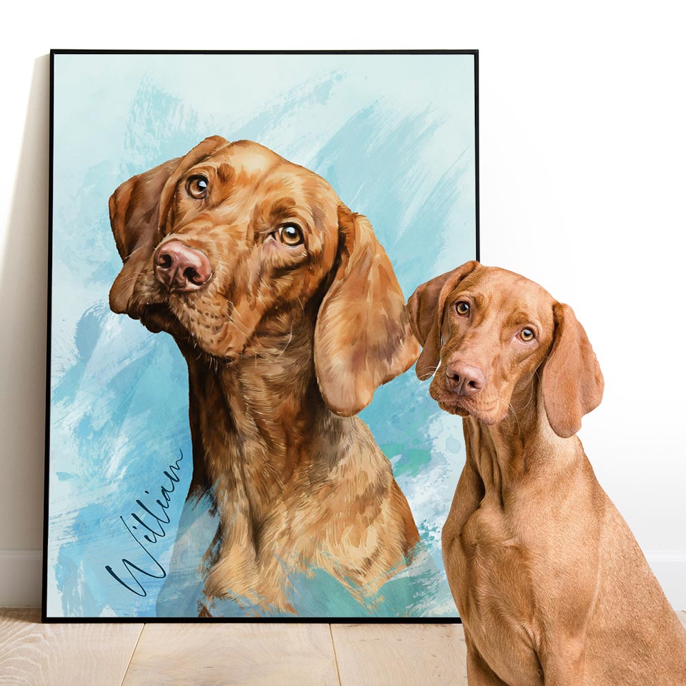 Multi-Pet Portrait - Modern Chic Edition