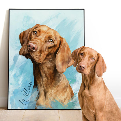 Multi-Pet Portrait - Modern Chic Edition