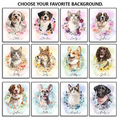 The Pet Portrait - Wreath of Memories Edition