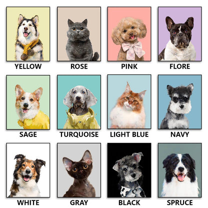 The Pet Portrait - Minimal Watercolor Edition