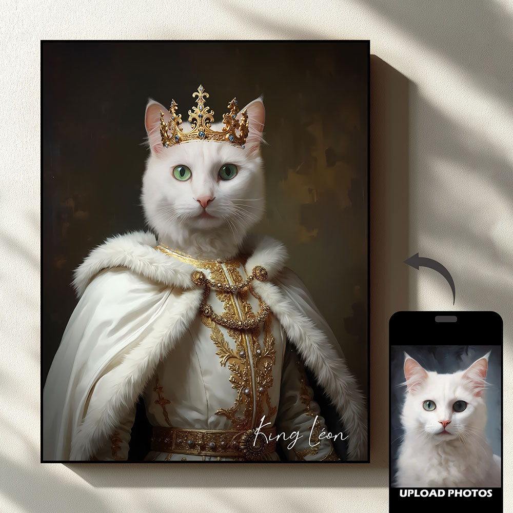 Crimson royal pet portrait frame display