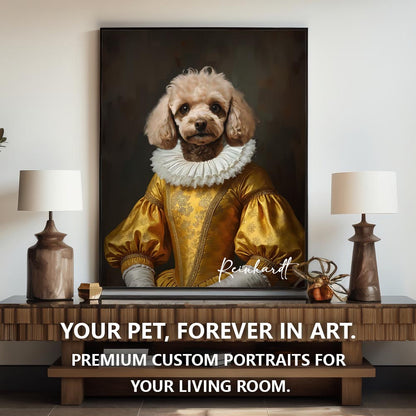 The Lady Pet Portrait - Rose Elegance Edition